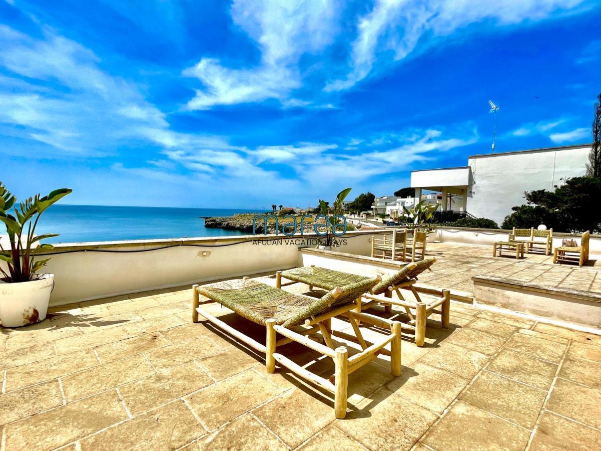 Villa Nauna, Fronte Mare Con Giardino E Terrazzo - Marea Stays Collection Nardò Kültér fotó