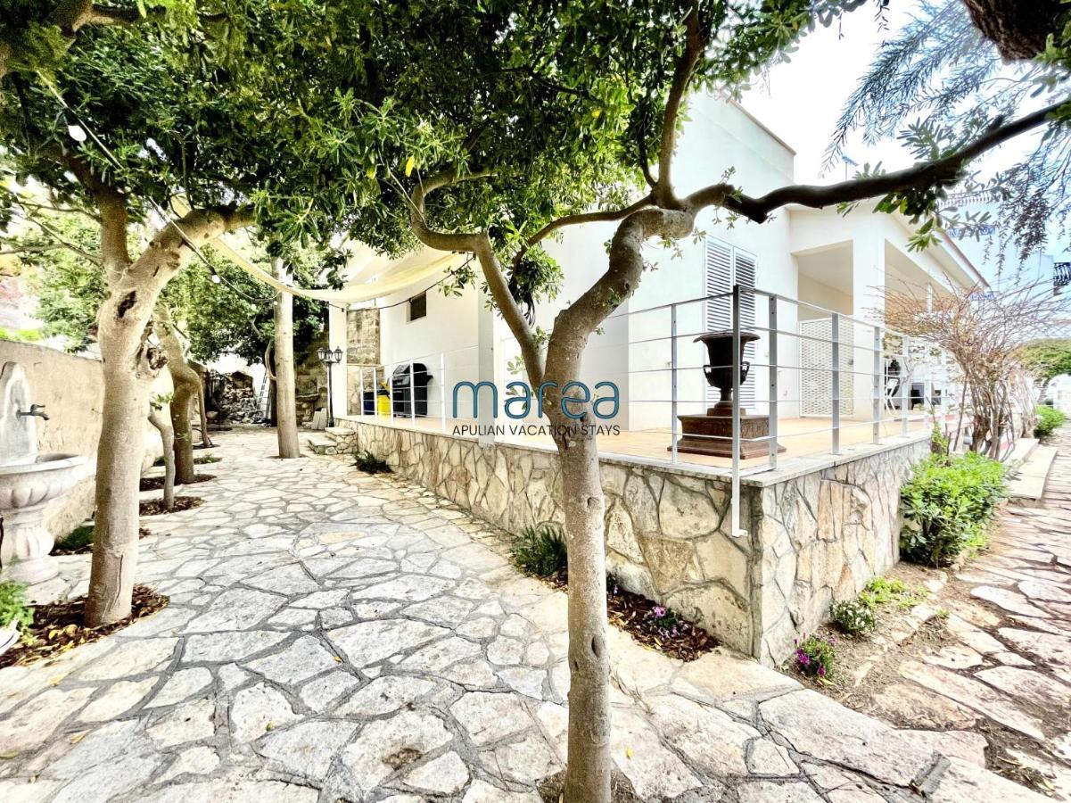 Villa Nauna, Fronte Mare Con Giardino E Terrazzo - Marea Stays Collection Nardò Kültér fotó