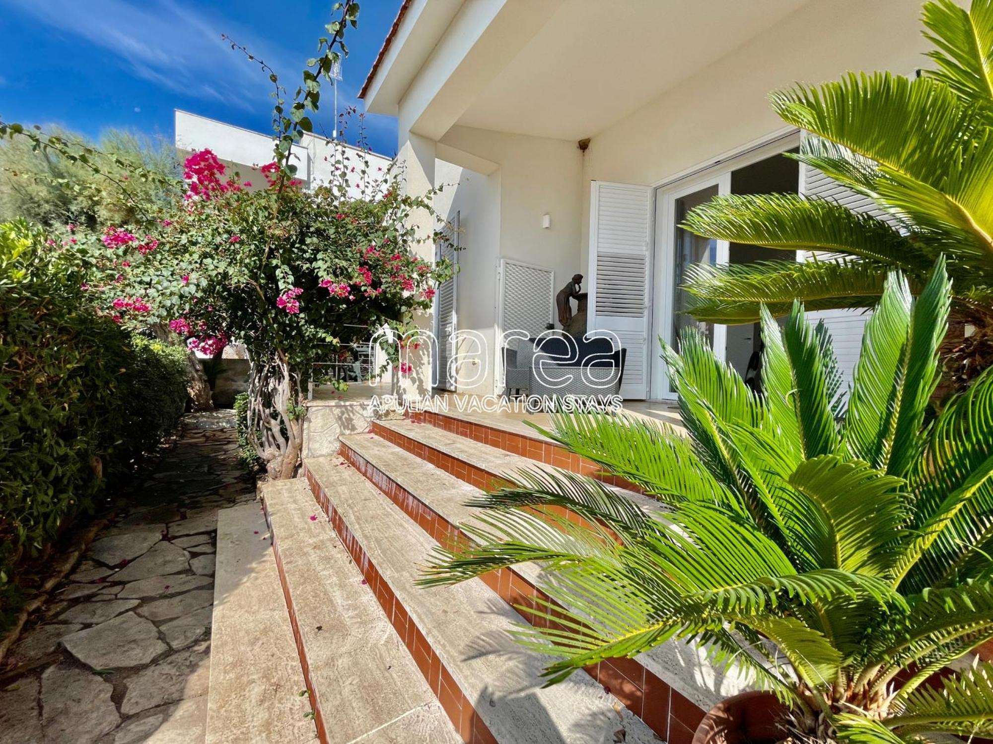 Villa Nauna, Fronte Mare Con Giardino E Terrazzo - Marea Stays Collection Nardò Kültér fotó
